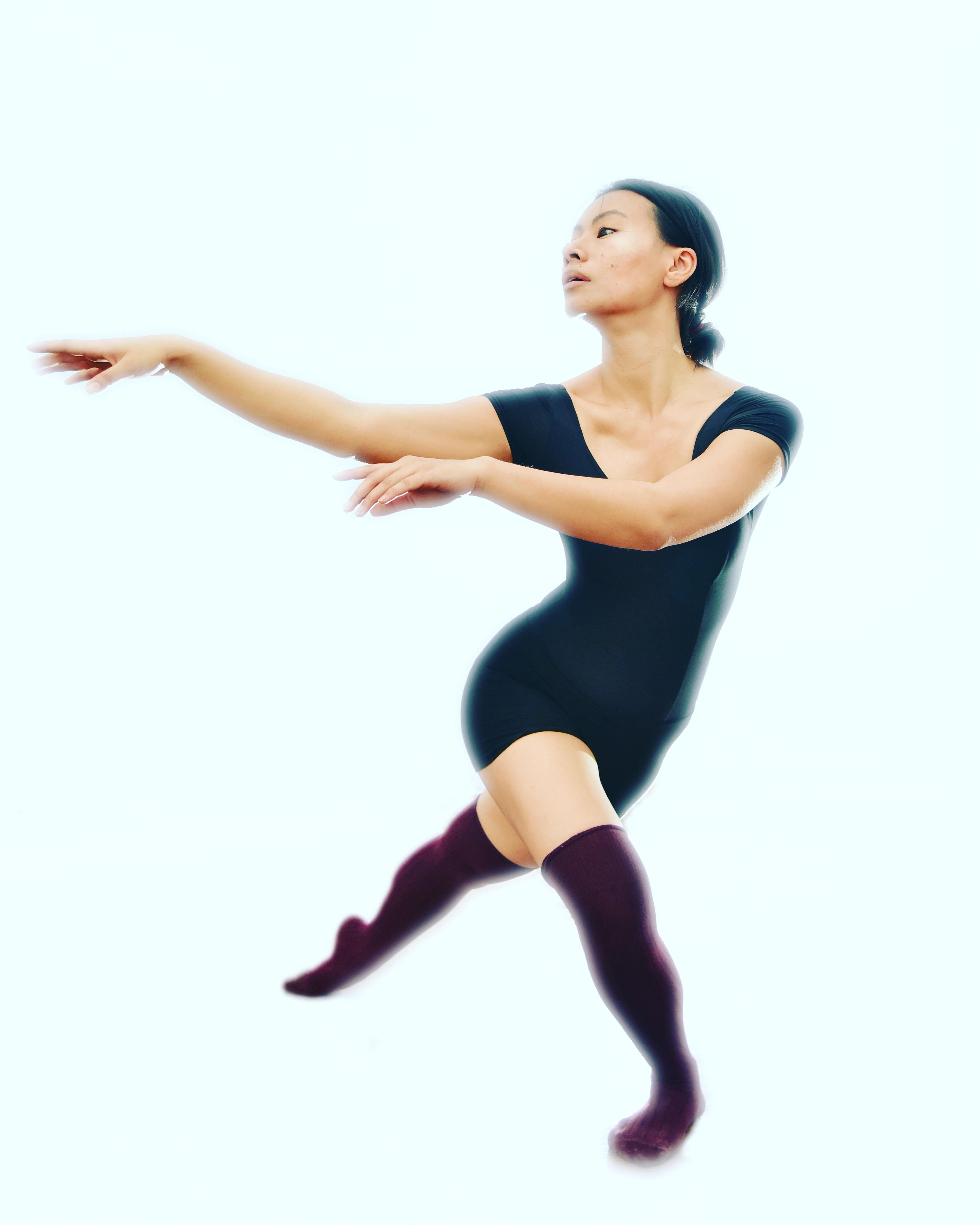 Ballet dancer performing gracefully